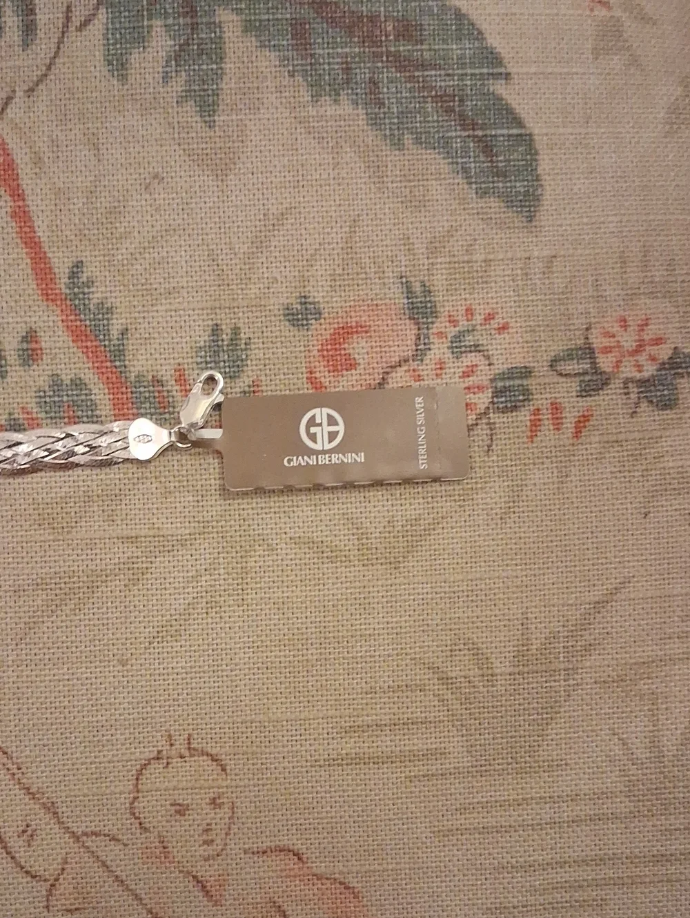 Giani Bernini Silver Braided ID Bracelet